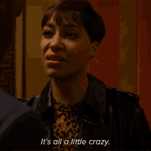 Its All A Little Crazy Lucca Quinn GIF - Its All A Little Crazy Lucca Quinn The Good Fight GIFs