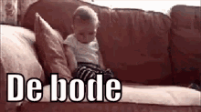De Bode GIF - Baby Couch Fall GIFs