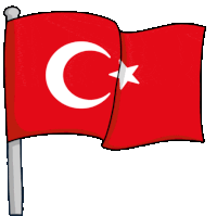 Turkey Flag Sticker - Turkey Flag Stickers