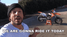 We Are Gonna Ride It Today Adam Waheed GIF - We Are Gonna Ride It Today Adam Waheed Motorcyclist GIFs