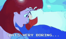 Thats Very Boring The Little Mermaid GIF - Thats Very Boring The Little Mermaid Disney GIFs