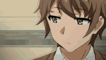 anime rascal does not dream of bunny girl senpai sakuta handsome cute