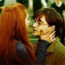 love you kiss harry potter ginny weasley