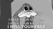 I Miss Your Face Crying GIF - I Miss Your Face Crying Bugs Bunny GIFs