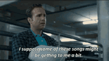 I Suppose Some Of These Songs Might Be Getting To Me A Bit. GIF - Affected Rafe Spall Imogen Poots GIFs