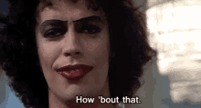 How Bout That Raise Eyebrow GIF - How Bout That Raise Eyebrow Tim Curry GIFs