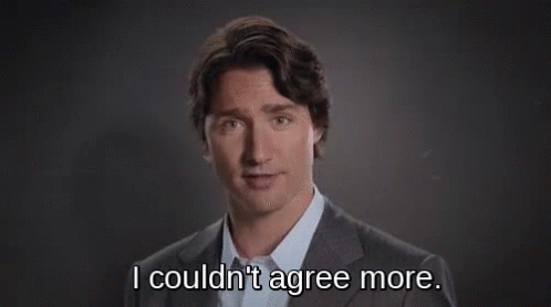 Justin Trudeau I Couldnt Agree More GIF - Justin Trudeau I Couldnt Agree  More Agree - Discover &amp; Share GIFs