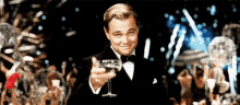 Danke Für Die Party - Danke GIF - Party Leonardo Di Caprio Grosse Gatsby GIFs