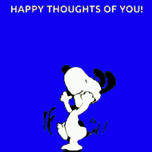 Snoopy Dance Happy Thoughts GIF - Snoopy Dance Happy Thoughts Excited GIFs