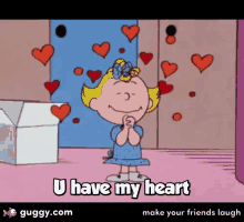 U Have My Heart Love GIF - U Have My Heart Love Hearts GIFs
