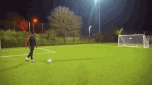 soccer ball kick goal post bounce off miss sv2