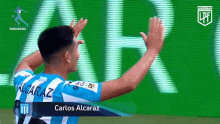 high five carlos alcaraz liga profesional de f%C3%BAtbol de la afa racing club de avellaneda racing