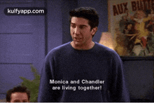 Aux Bunemonica And Chandlerare Living Together!.Gif GIF - Aux Bunemonica And Chandlerare Living Together! David Schwimmer Clothing GIFs