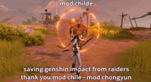 Mod Childe GIF - Mod Childe Genshin GIFs