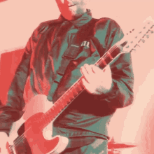 Playing Guitar Chris Rawson GIF - Playing Guitar Chris Rawson Stick To Your Guns GIFs