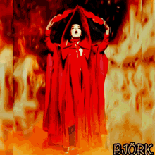 Björk Bjork GIF - Björk Bjork Fire GIFs
