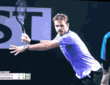 Stan Wawrinka Tennis GIF - Stan Wawrinka Tennis Forehand GIFs