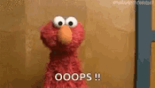 Elmo Shrug GIF - Elmo Shrug Oops GIFs
