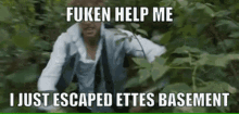 Running Help Me GIF - Running Help Me Escaped GIFs