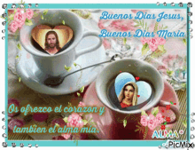 jesus y maria buenos dias coffee flowers