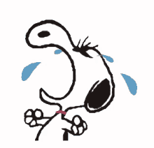 crying snoopy