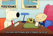 Hehehe GIF - Snoopy Smile Family Guy GIFs