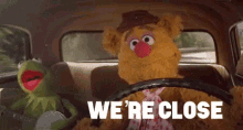 On Our Way GIF - Wereclose Driving Kermit GIFs