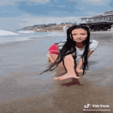 Beach Tiktok GIF - Beach Tiktok Girl GIFs