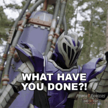 What Have You Done Void Knight GIF - What Have You Done Void Knight Power Rangers Dino Fury GIFs