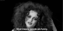 Comedic Relief GIF - Helena Bonham Carter Most Insane People Are Funny GIFs
