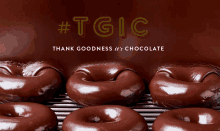 tgic chocolate donut thank goodness its chocolate choco doughnut