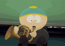 Playing The Trumpet Eric Cartman GIF - Playing The Trumpet Eric Cartman South Park GIFs