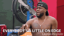 Everybodys A Little On Edge Kevin Hart GIF - Everybodys A Little On Edge Kevin Hart Cold As Balls GIFs