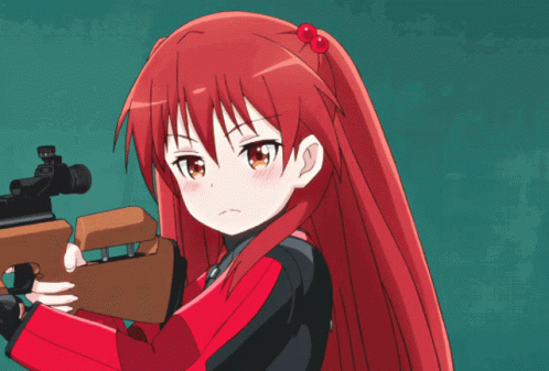 Anime Girl With A Gun Gifs Tenor
