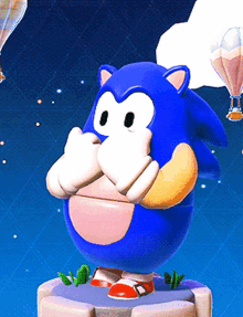 Fall Guys Sonic The Hedgehog GIF - Fall Guys Sonic The Hedgehog Happy GIFs