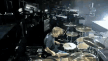 On The Drums Drum Set GIF - On The Drums Drum Set On Stage GIFs