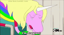 I'M Pregnant - Adventure Time GIF - Pregnant GIFs
