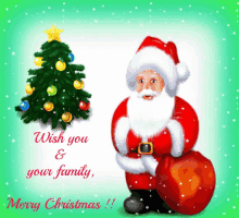 Wish You And Your Family Merry Christmas GIF - Wish You And Your Family Merry Christmas GIFs