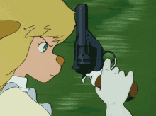 sherlock hound gun mrs hudson hudson anime