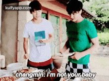 Changmin: I'M Not Your Baby.Gif GIF - Changmin: I'M Not Your Baby Person Human GIFs