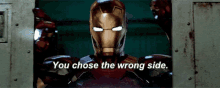 You Chose The Wrong Side GIF - Ironman Captain America Civil War GIFs