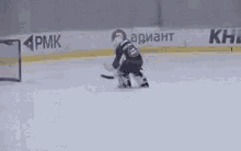 iceskating silly hockey dance