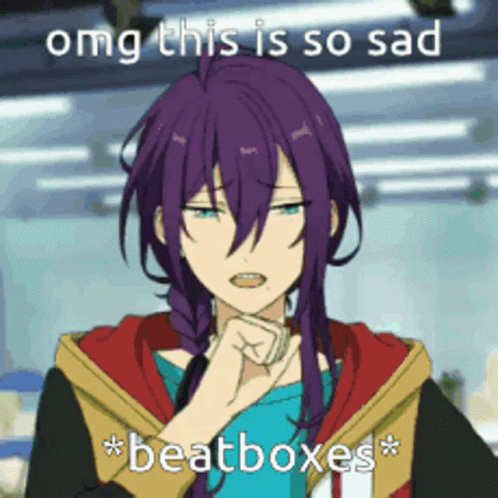 Mayoi Ayase Omg This Is So Sad GIF - Mayoi Ayase Omg This Is So Sad Beatboxes GIFs