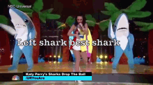 katy perry concert dancing shark