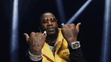 Showing Off My Bling Gucci Mane GIF - Showing Off My Bling Gucci Mane Fake Friends Song GIFs
