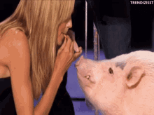 Kiss Pig GIF - Kiss Pig Heidi Klum GIFs