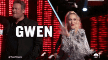 Gwen Gwen Stefani GIF - Gwen Gwen Stefani Blake Shelton GIFs