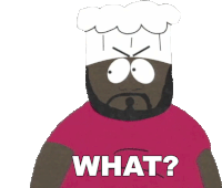 What Chef Sticker - What Chef South Park Stickers