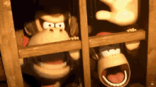 Donkey Kong Diddy Kong GIF - Donkey Kong Diddy Kong Scream GIFs