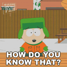 How Do You Know That Kyle Broflovski GIF - How Do You Know That Kyle Broflovski South Park GIFs